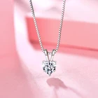 Silver Necklace Wholesale Silver Classical Pendent Jewelry 925 Silver Necklace With Main Birthstone Stone For Gift Giving