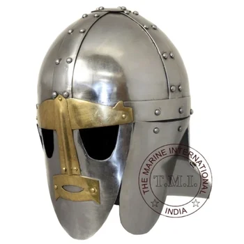 16th Century Sutton Hoo Anglo Saxon Armour Helmet ~ Medieval Gladiator ...