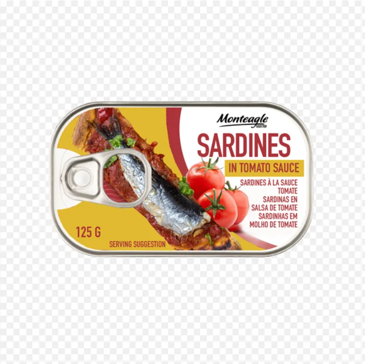 Delicious 125g Sardines In Tomato Sauce Or Vegetable Oil Canned Fish ...