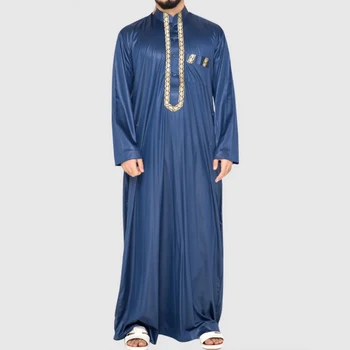 Modern Kuwait Style Embroidered Mens Thobes Jubbah Manufacturer 2023 ...