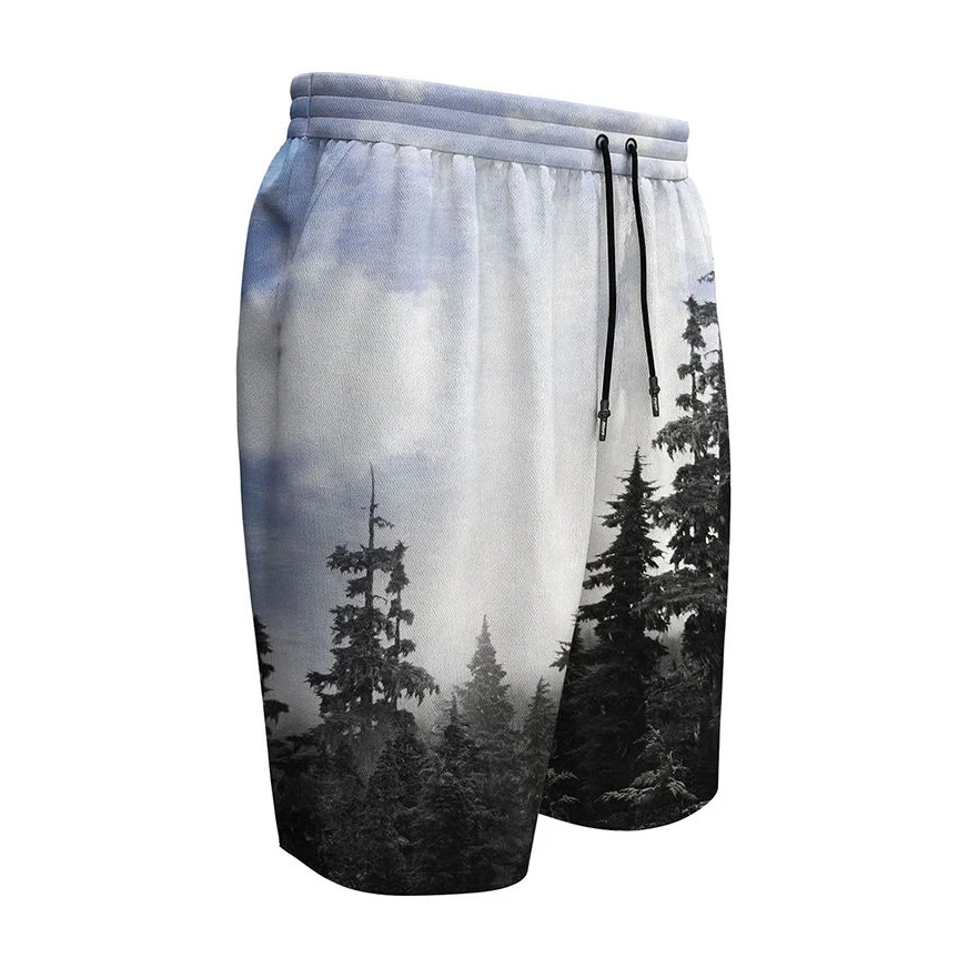 Pantaloncini da uomo estivi in ​​cotone all'ingrosso Urban Pipe Special Summer Leaf Pattern Bermuda pantaloncini larghi da uomo537_voghion.com
