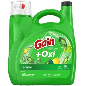Bulk sale 2kg 4kg 5kg Gain Washing Detergent Powder with Lavender Fragrance Gel Detergent