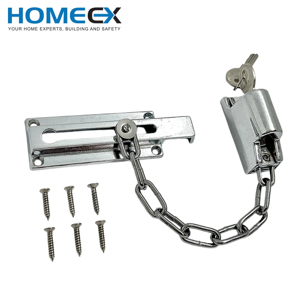 Steel Indoor Keyed Chain Door Lock Nickel Plated Buy Keyed Chain Door