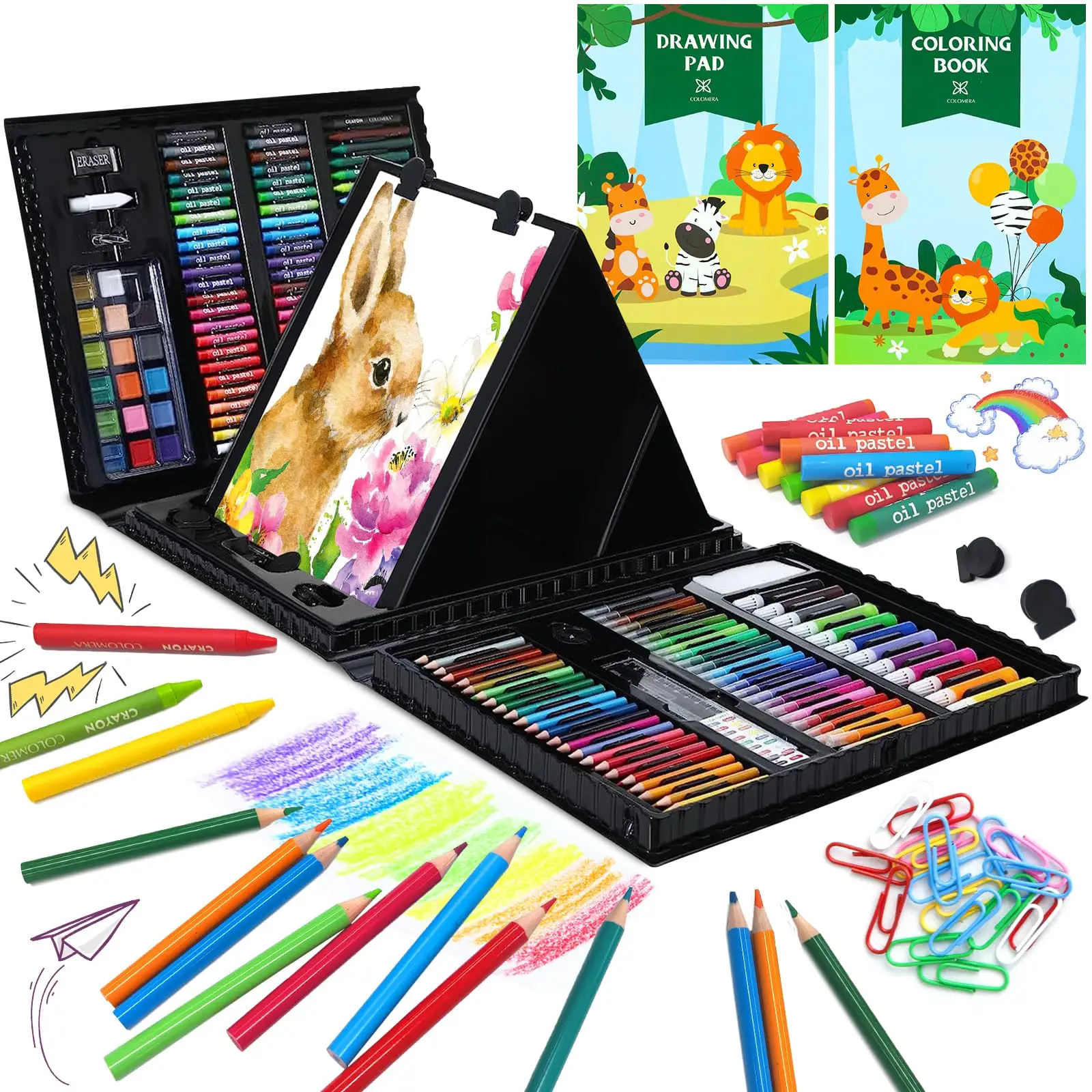276 Piece Art Set Lightweight Portable Non Toxic And Environmentally