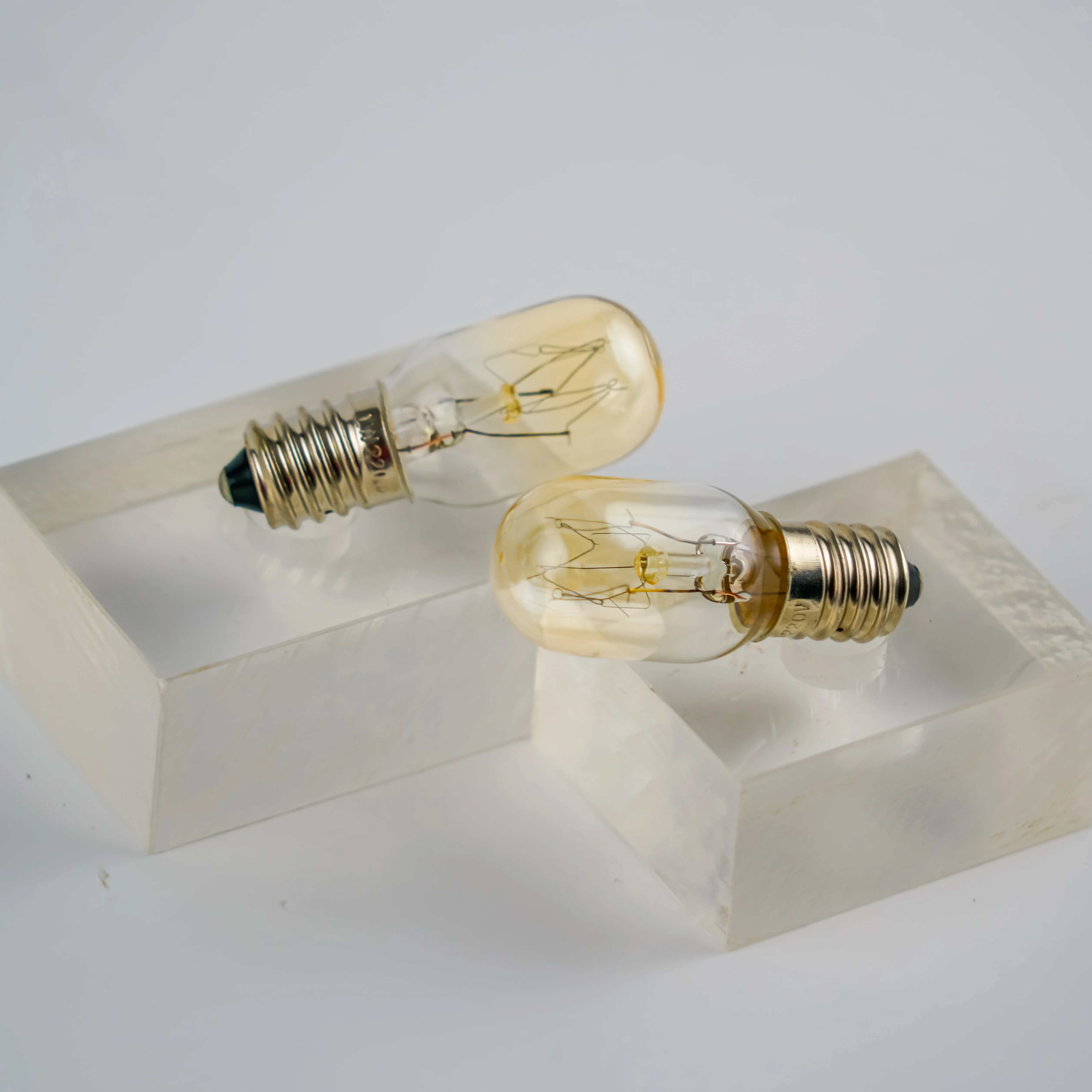 source 110v 15w t20 e12小管状透明复古钨丝灯白炽灯泡 on m.