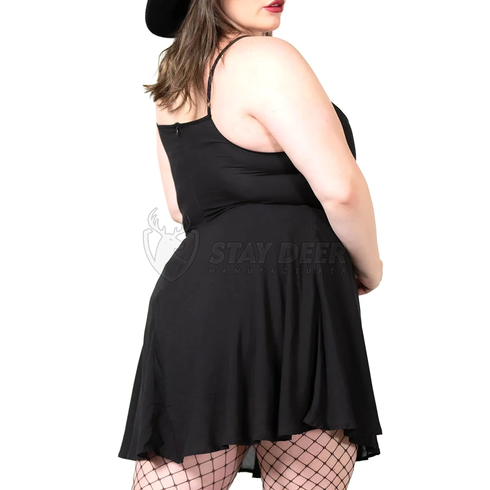 skater dress goth fvwitlyh Black formal Dresses for Women Women's Black Goth Dresses Vintage Fit and Flare Skater Dress Wrap Dress for Women Women's Black Goth Dresses Vintage Fit and Flare Skater Dress