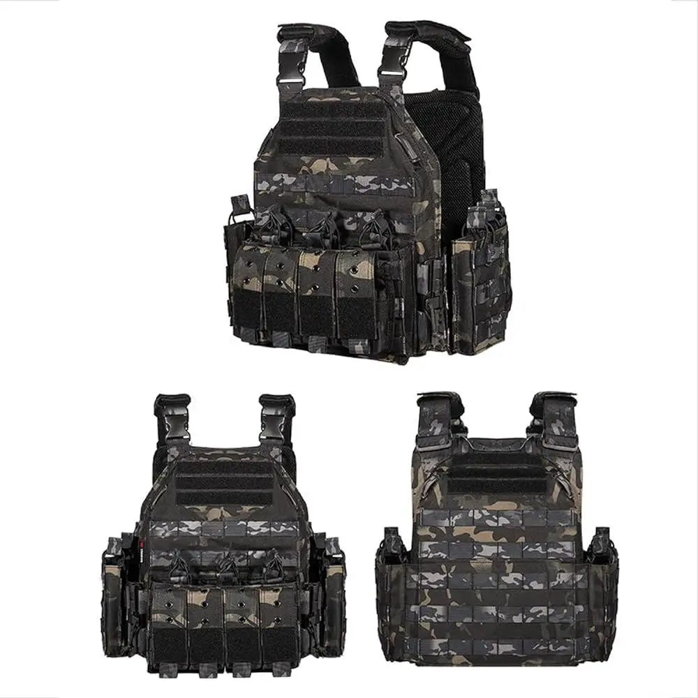 Wholesale Tactic Vest Plate Carrier Cordura Adjustable Multifunctional ...