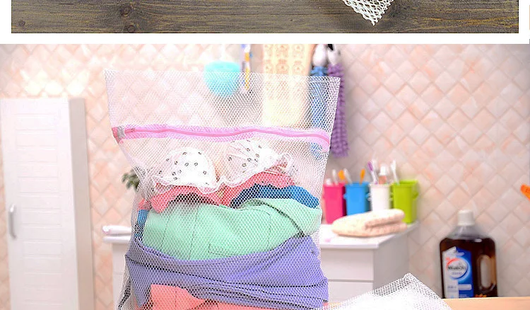 Washing Machine Mesh Net Bags Large Bra Laundry Wash Bags Reusable - View #4