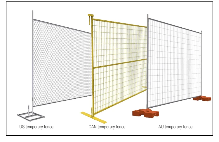 Australia Security Fence Jobsite Temporary Metal Steel Fence Temporary ...