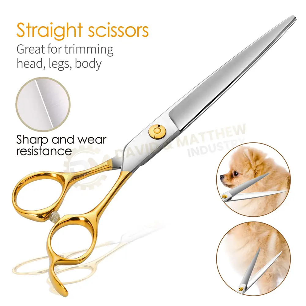 Most Popular Grooming Shears Dog Stainless Steel Grooming Shears Pet