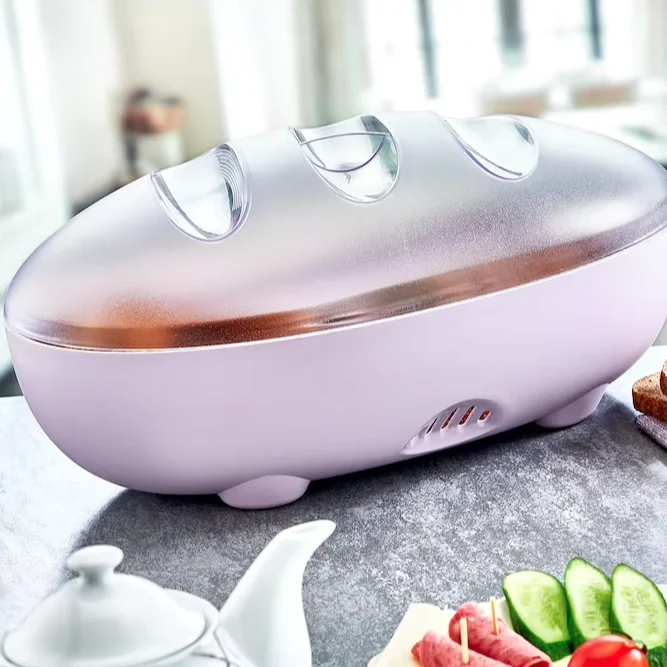 Large Bread Storage Container with Transparent Lid Air Vent for Fresh Bread Countertop Organizer Plastic Bread Box for Home