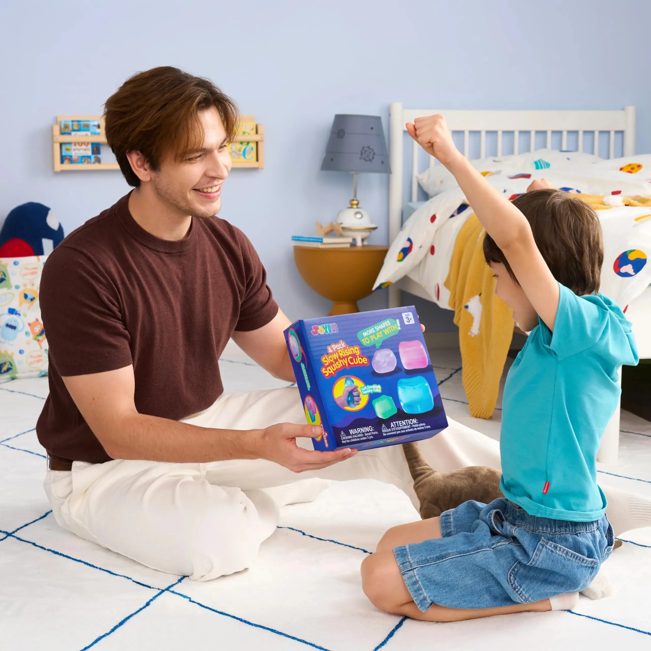 Dad and Kid playing