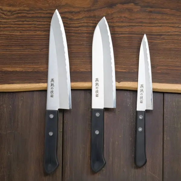 Enjuku No Waza Set Of 3 Stainless Steel Knives In Gift Box Knife Set