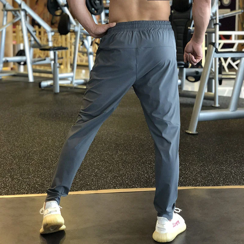 Pantalon De Sport Jogging Homme YAWHO - Coupe Slim, élastique Avec Cordon, Poches Zippées, Respirant
