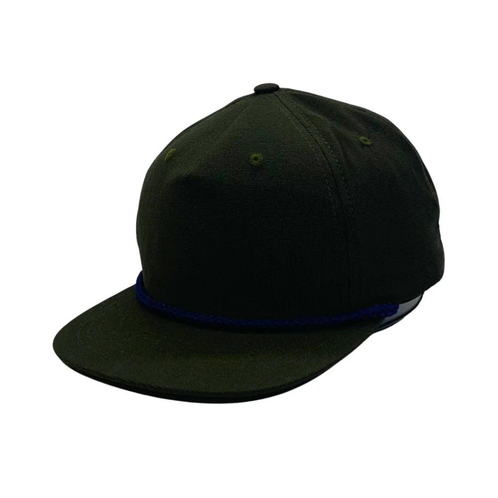 Custom Oem Design Logo Unstructured 100 Nylon Snapback Hat With Rope