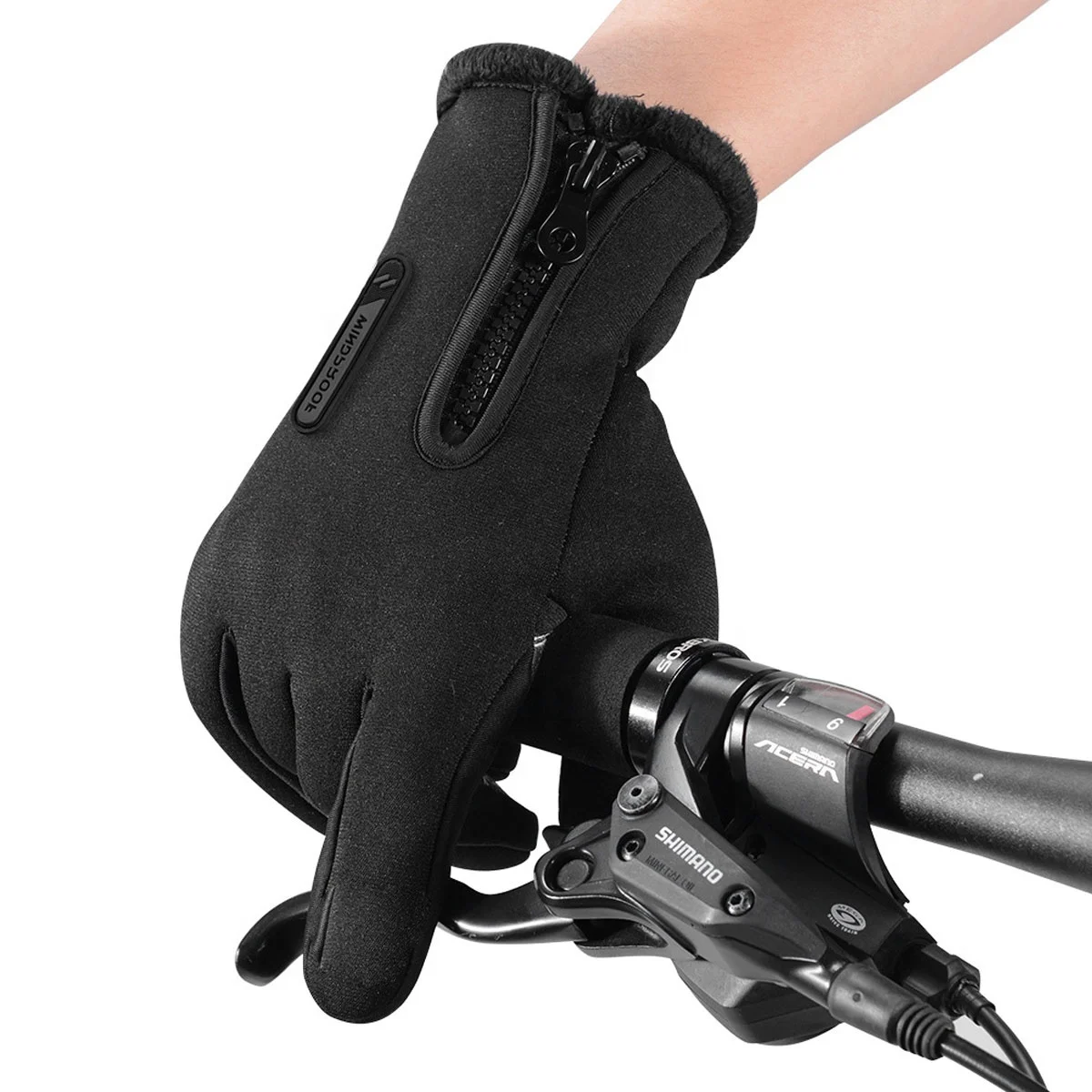 OEM Cycling Gloves Thermal Windproof Touch Screen Gloves Bicycle Motorcycle Skiing Sports Gloves