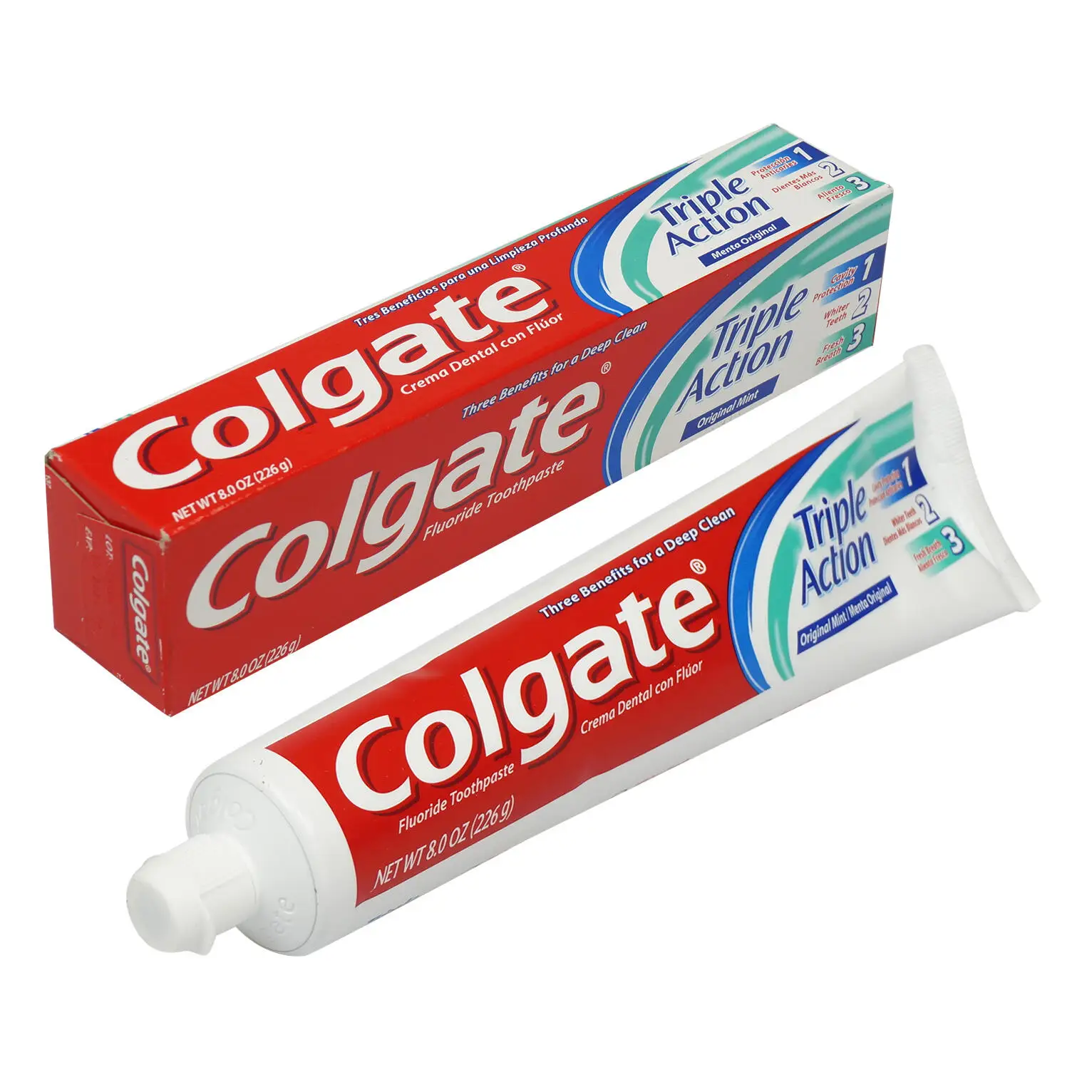Colgate Cavity Protection Toothpaste With Fluoride white 6 Ounce (pack