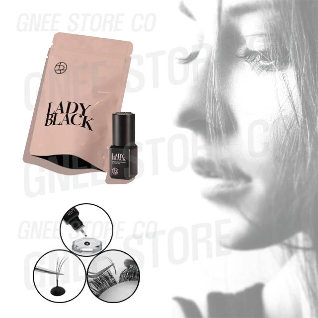 Lash Glue Lady Black 5ml For Professional Eyelash Extensions Glue