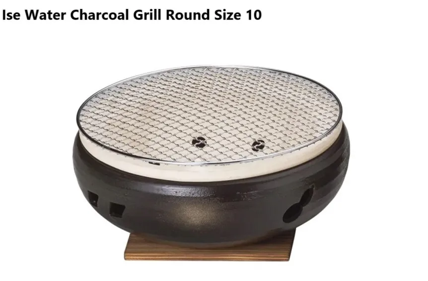 Japanese Classic Cookware Ceramic Hibachi Water Grill Konro For Meats
