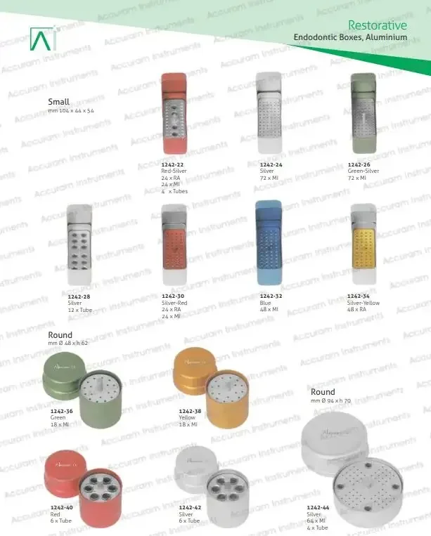 Aluminium Endo Box Instruments Endodontic Box Aluminium Small Clover