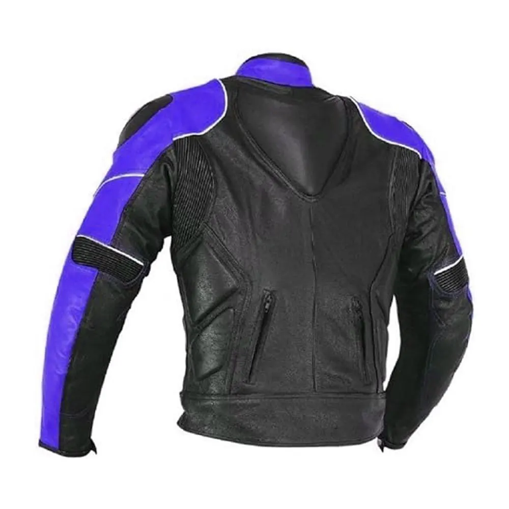 Moto Motorcycle with CE Armor Protection Biker Riding Jacket 2023 Customized Motorbike Genuine Leather Men Black High Quality