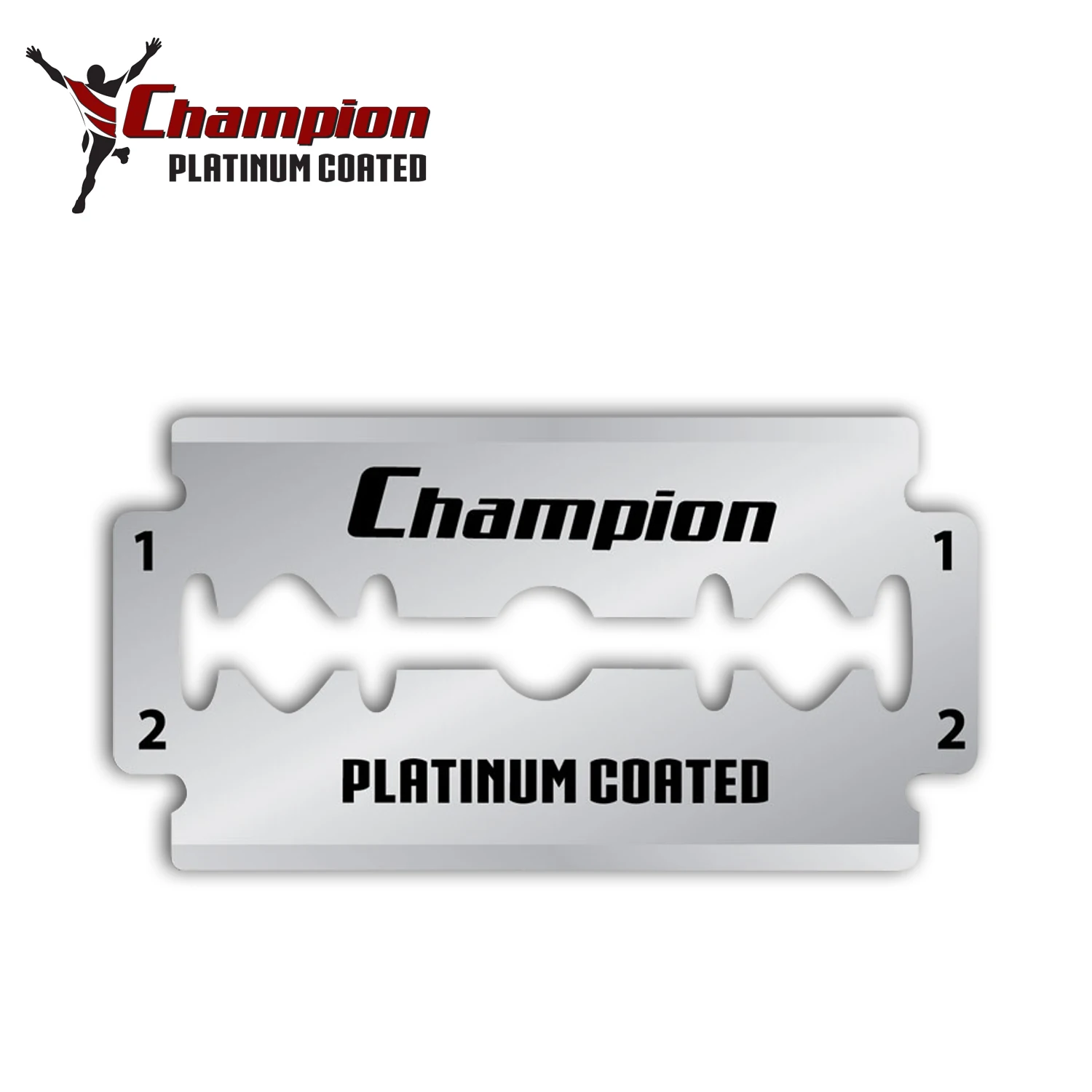 CHAMPION PLATINUM COATED Double Edge Safety Razor Blade