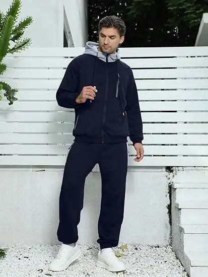 Sweatsuit Blank Hoodies And Sweatpants Sweat Suit Mens Plain