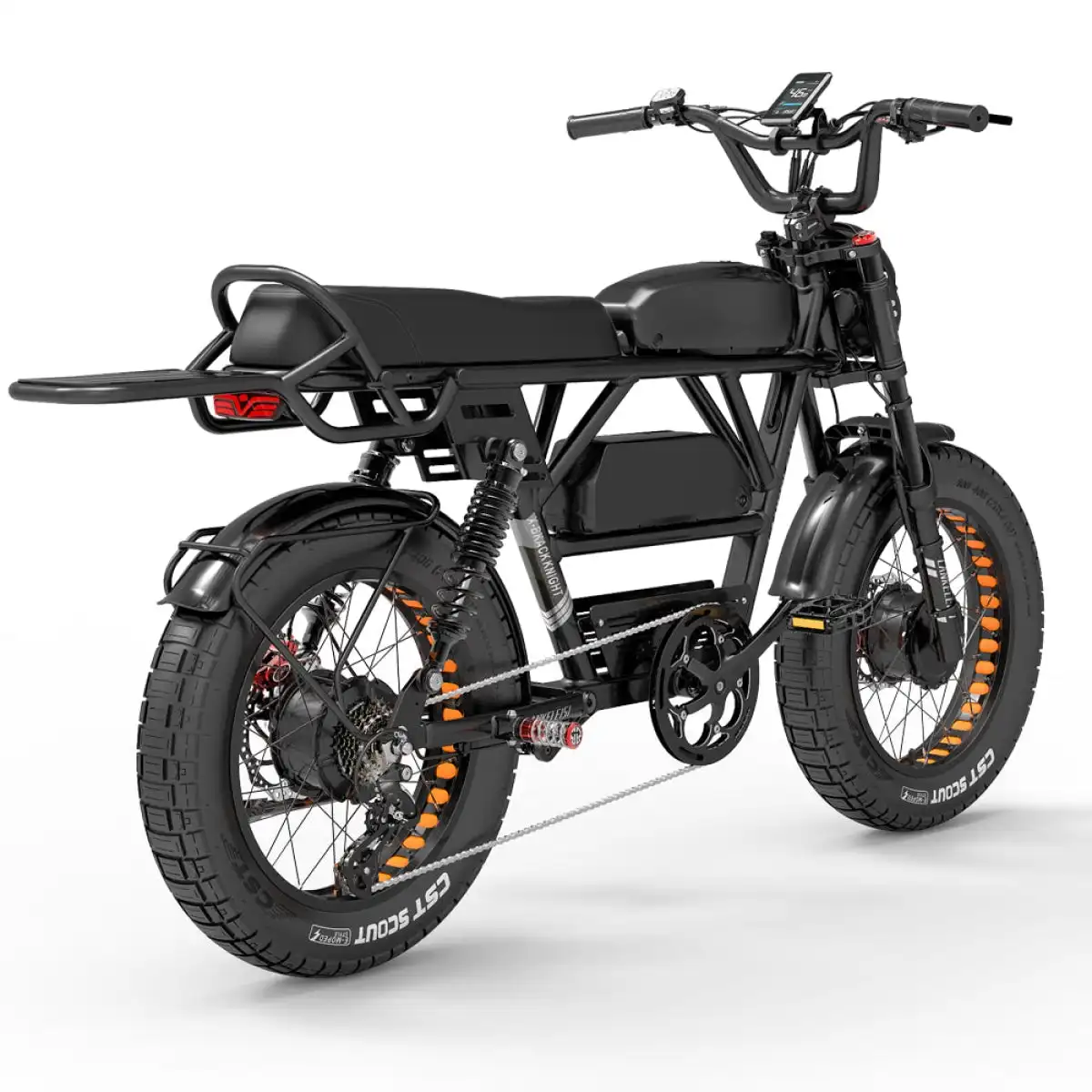 【Försäljning】 LANKELEISI X-Black Knight 2000W Dubbelmotor Maximal räckvidd 280KM