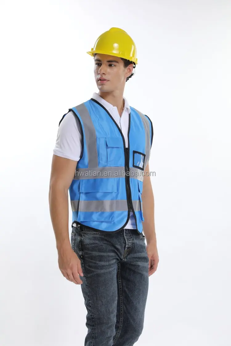 Construction Working Hot Selling Reflective Safety Vest with Big Protects and High Reflective Tape