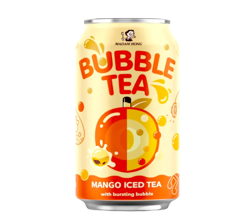 Madam Hong Ice Tea With Bursting Bubble - Mango Flavour - 320ml - Buy ...