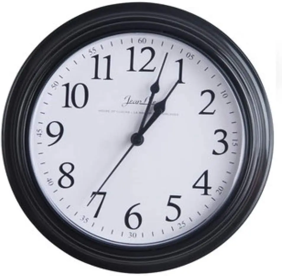 PRIM Wooden wall clock in beautiful colors - 307x47 mm