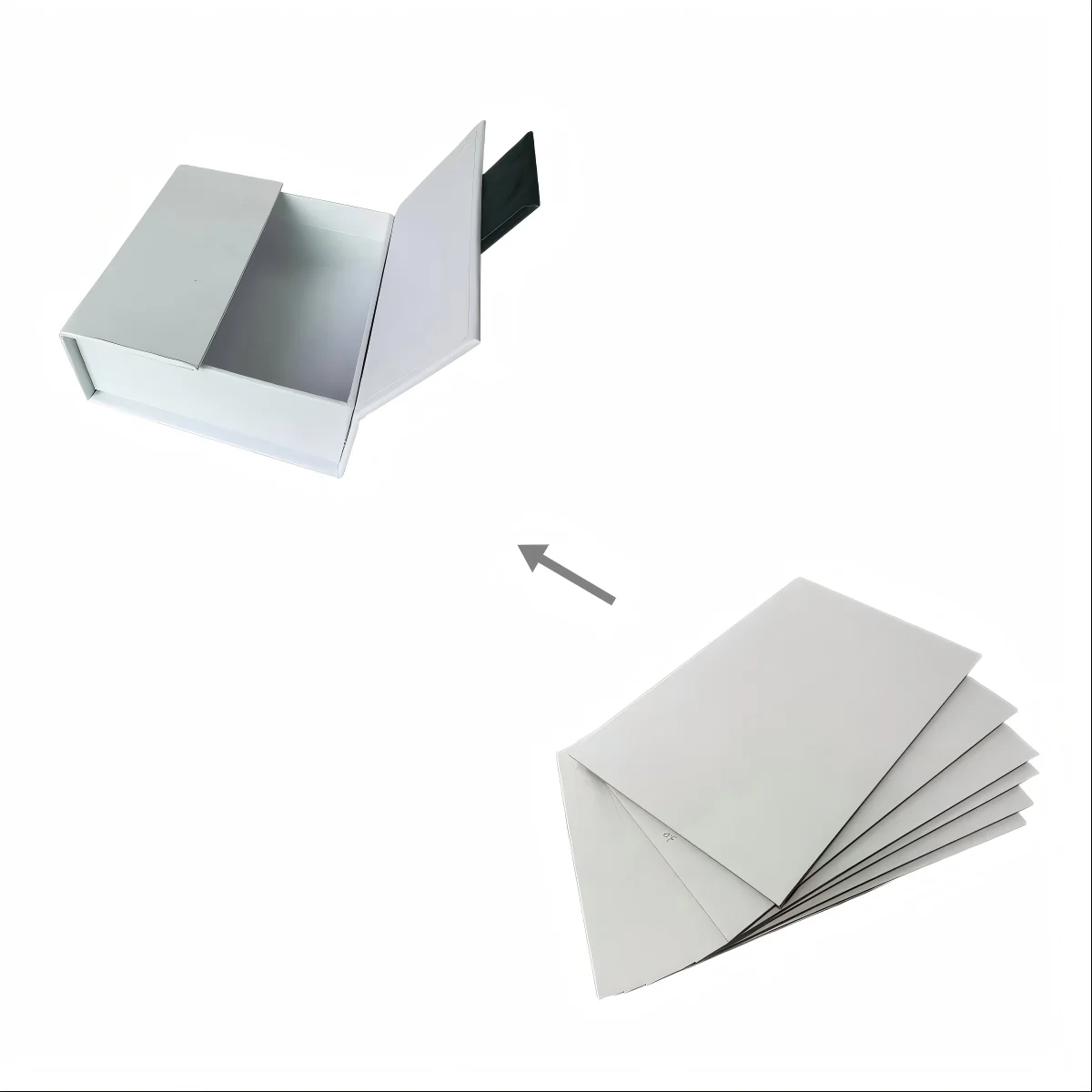 1mm 1.5mm 2mm 3mm 4mm Laminated Grey Board