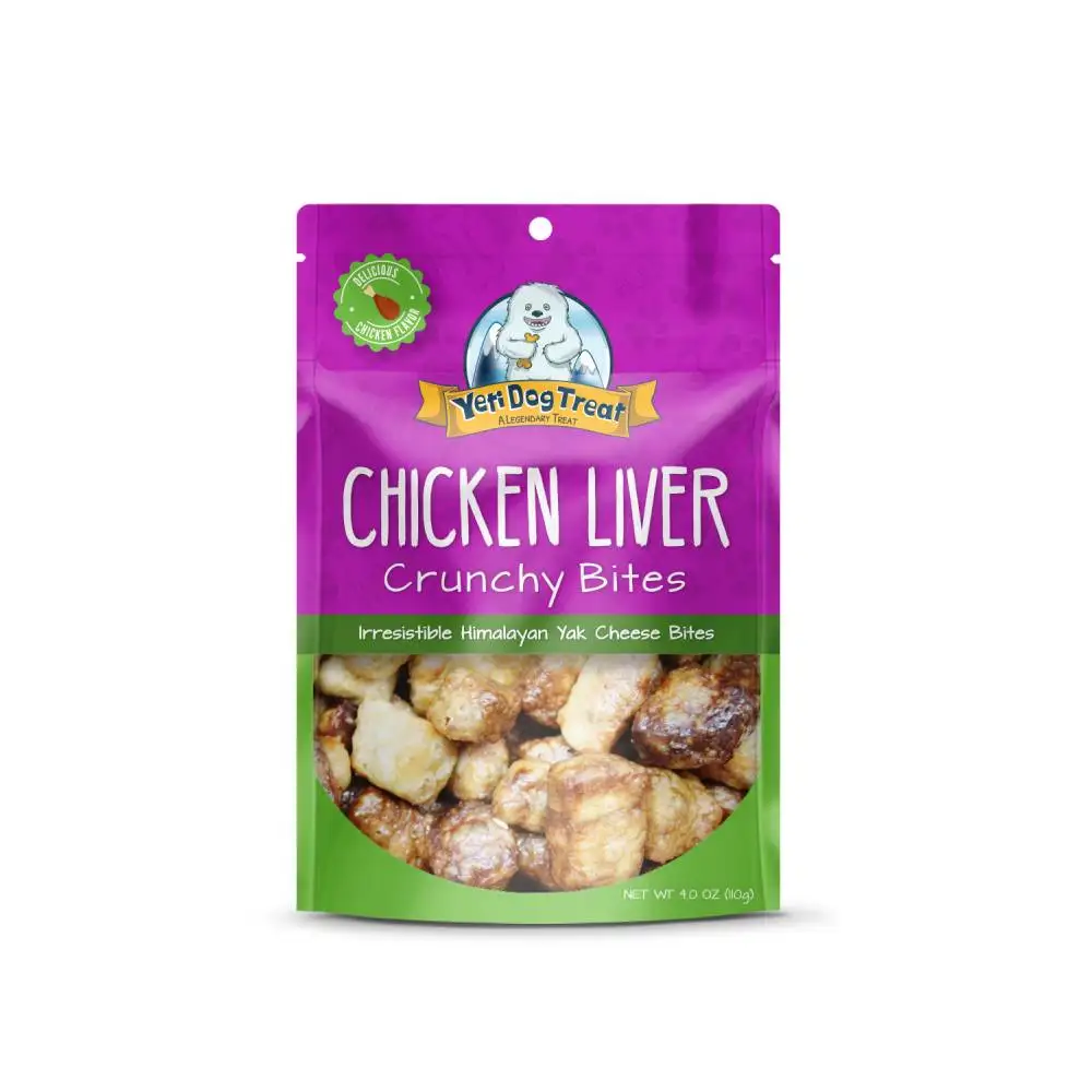 Premium Quality Yeti Chicken Liver Crunchy Bites Yak Cheese Dog Treats