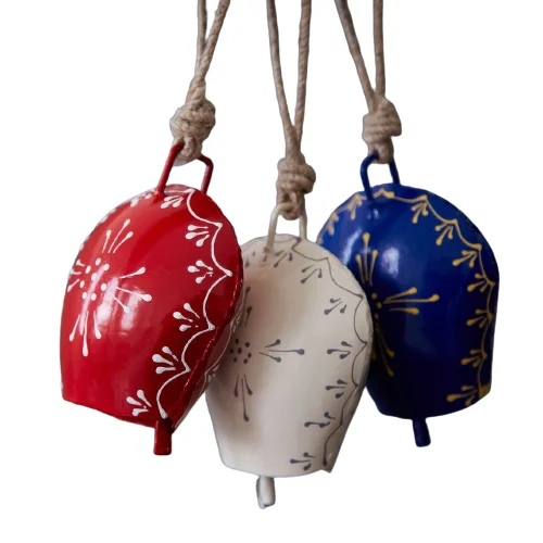 Cheap Price Handcrafted Iron Hanging Bells Garden Cow Bell For