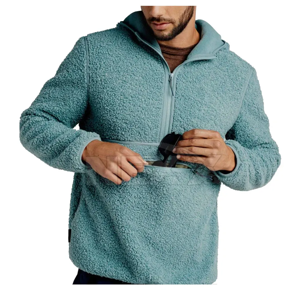 Made In Pakistan Cotton Made Men Sherpa Fleece Hoodies Latest Design ...