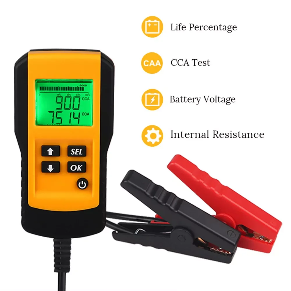 Ae300 Lcd Digital Car Battery Tester Load Life Tester Analyzer