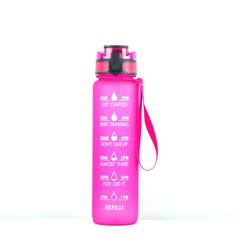 Sports Water Bottle With Straw,1l,750ml Leakproof Design Water Bottle ...