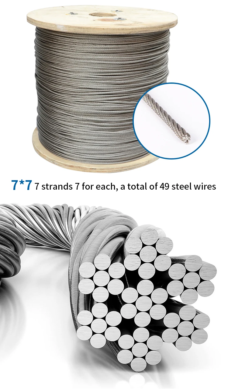 Maisheng Highstrength Tower Crane Wire Rope Sling 304 Material 14mm