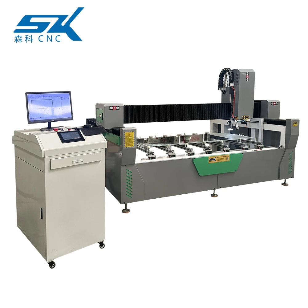 Big Size  Large Format 3d Laser Marking Engraving Printer Sandblasting Machine for Glass Door Mirror