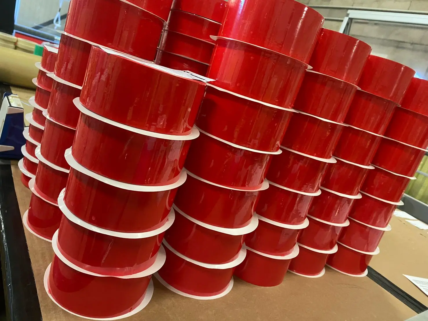 Red Polyester Silicone Powder Coating Masking Tape Buy Silicone
