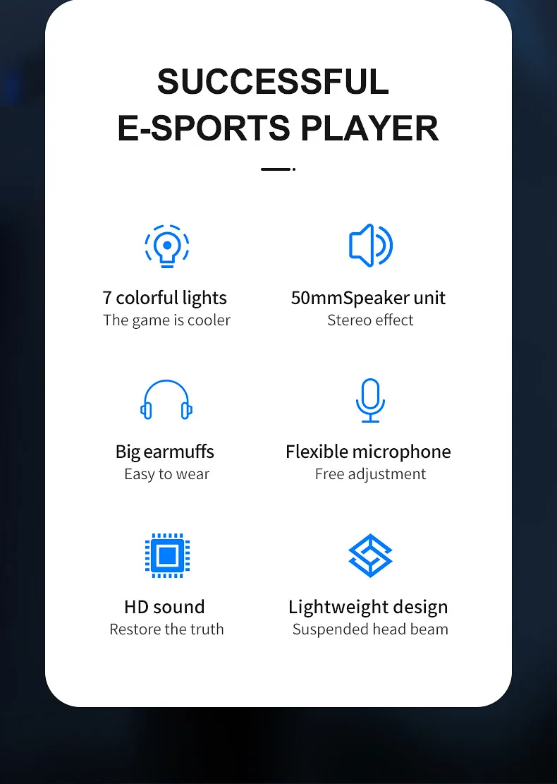 Wholesale G58 Esports Gaming Headsets 7.1 Channel Wired Computer Headsets Leather Microphones Featuring Metal Construction