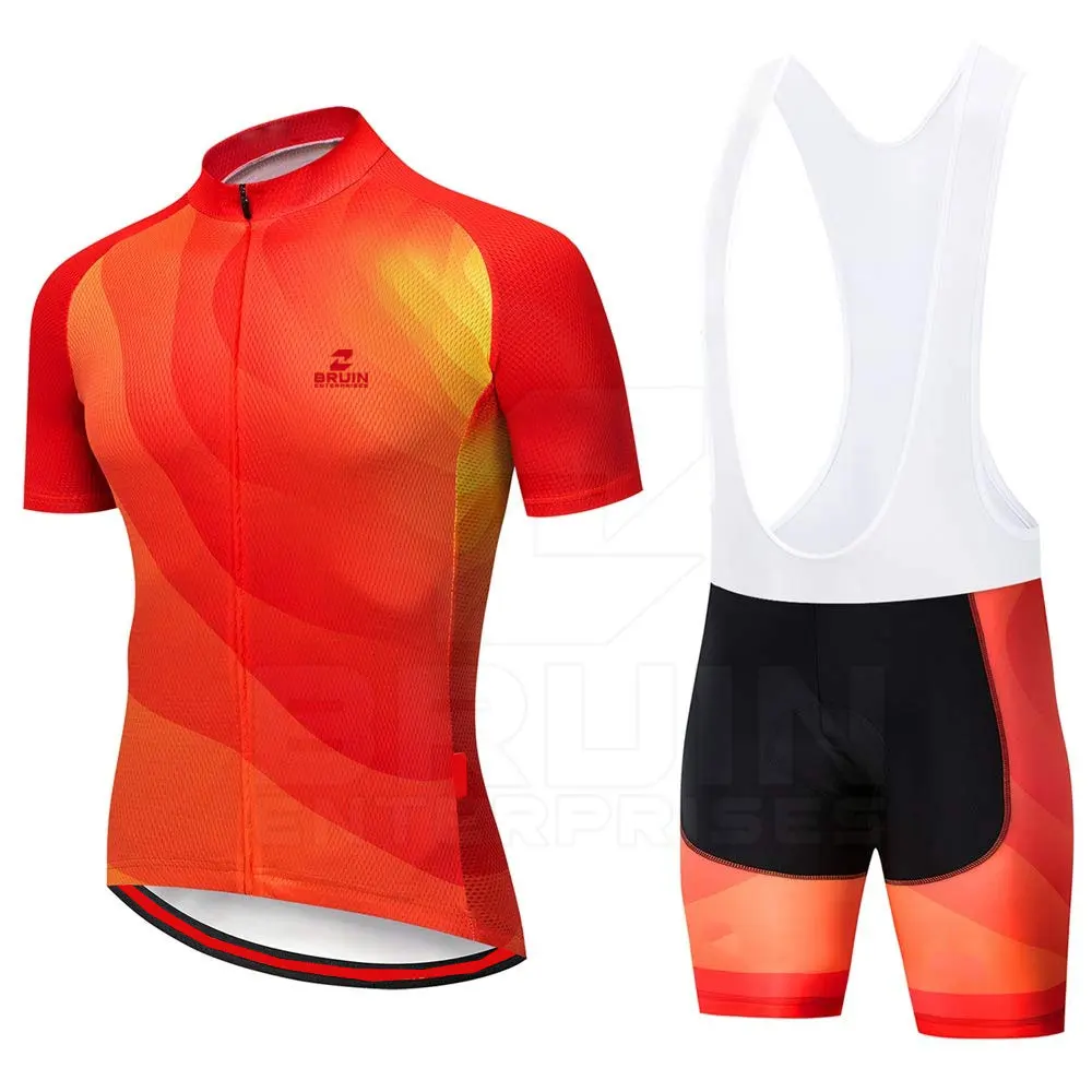 Sports Wear 100 Polyester Cycling Uniform Custom Made Cycling Uniform