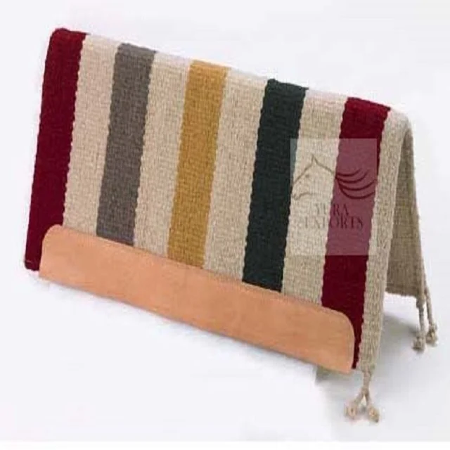 Mustang Navajo Square Saddle Pad - 32x30 Inch With 1" Felt Core
