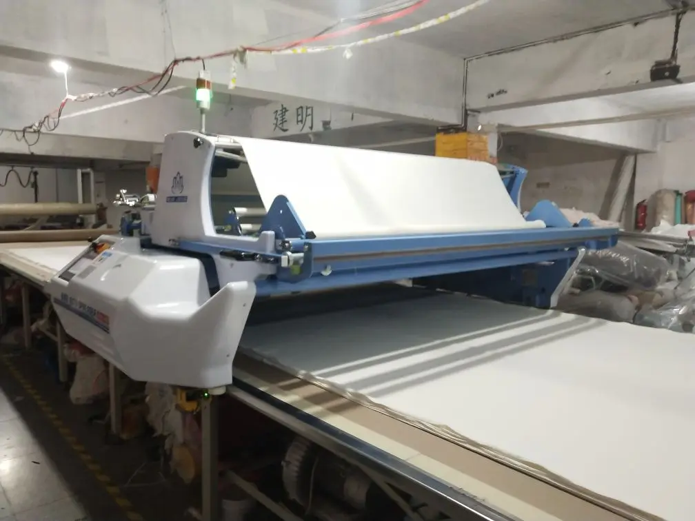 New Automatic Spreading Machine for Textiles Upholstery Apparel & Military Uniforms Core Component Motor