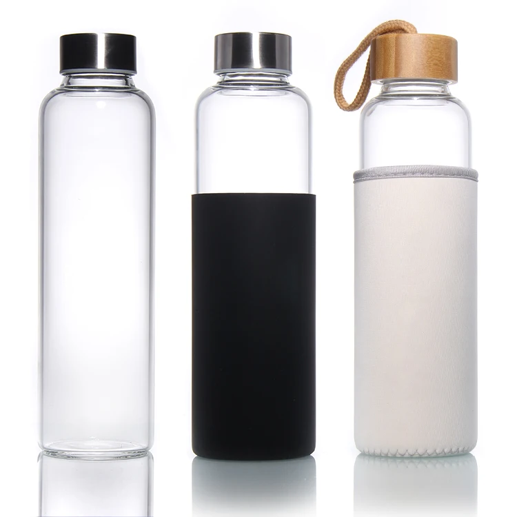 Dishwasher Safe 18 Oz Best Bpa-Free Borosilicate Glass Water Bottle With  Protective E Sleeve And Bamboo Lid - Buy Dishwasher Safe 18 Oz Best  Bpa-Free Borosilicate Glass Water Bottle With Protective E