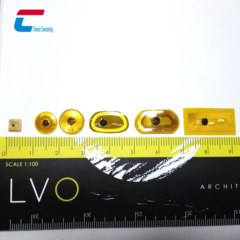 RFID FPC Sticker Programmable Micro Nfc Flexible Small Tag NTAG 424 Small Led Nfc Tag