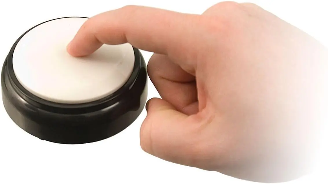 Clock A Button Talking Button Clock - Announces Time and Day in 20+ Languages