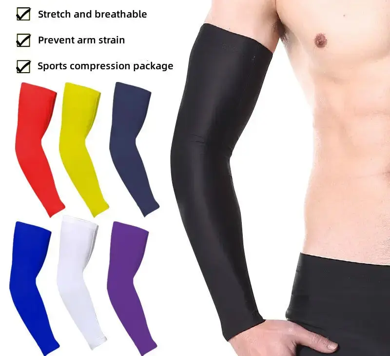 Professional Blank Printed Arm Warmer Uv Protection Sports Arm Sleeves