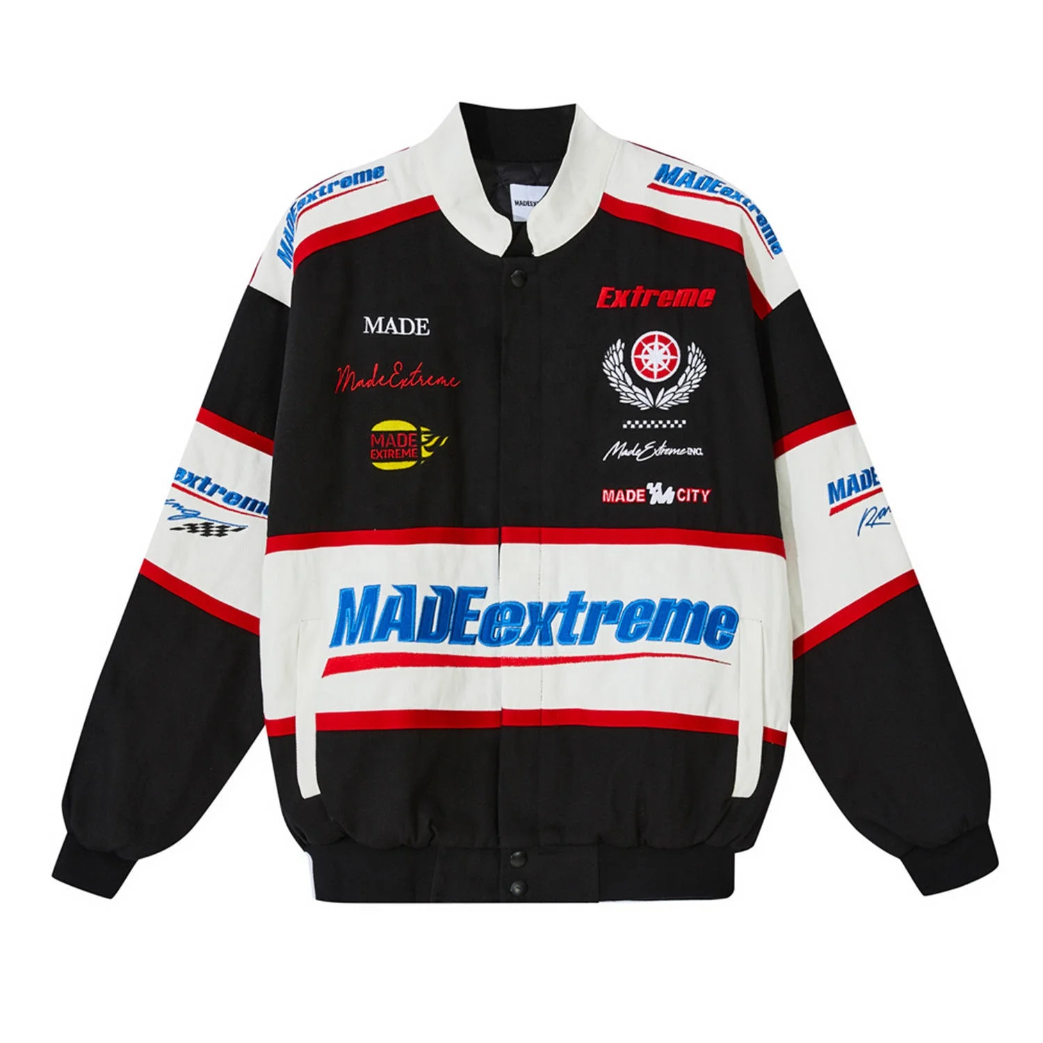 ジャケット・アウター URI XLARGE CUSTOM RACING JACKET Mens Racing Speed Freak 74 vintage blue jacket size XXXL | eBay