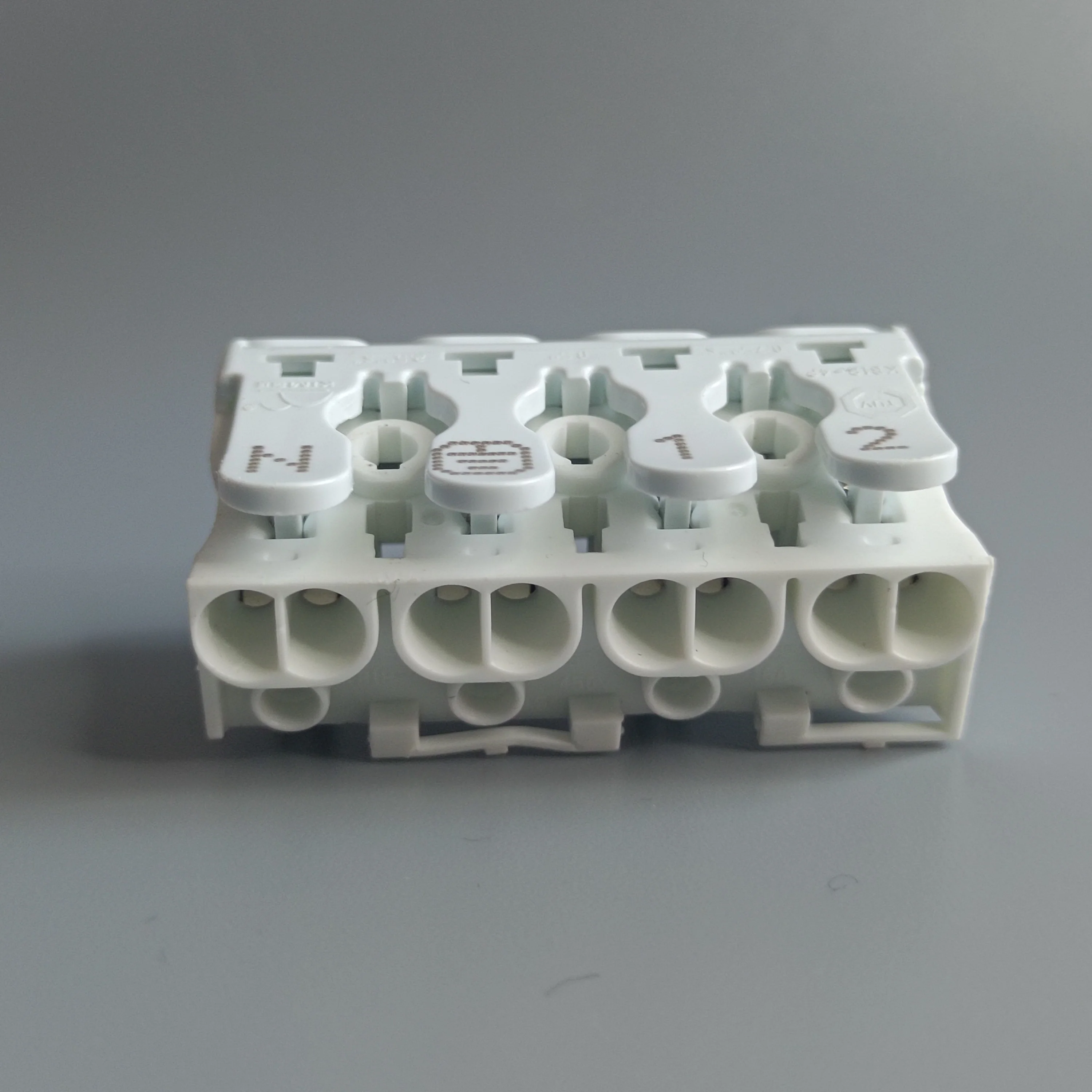 Пружинная Клеммная колодка 4P, электрические разъемы для многопроводного электрического кабеля, зажим, Бесплатный винтовой штекер